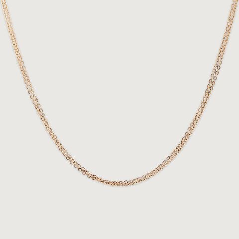 Dual Layer Rose Gold Chain