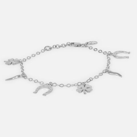 Lucky Charms Silver Bracelet