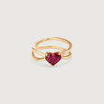 Love Blush Gold Ear Cuffs,,hi-res view 3