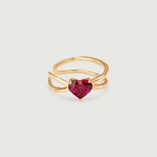 Love Blush Gold Ear Cuffs,,hi-res image number null