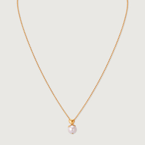 Glow Crush Pearl & Gold Necklace