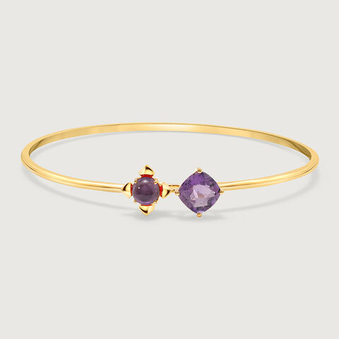Mystic Mirage 14KT Amethyst Bangle