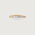 Orbit Sparkle Gold & Diamond Finger Ring,,hi-res view 4