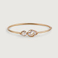 Beal Glam Gold and Diamond Bangle,,hi-res view 3