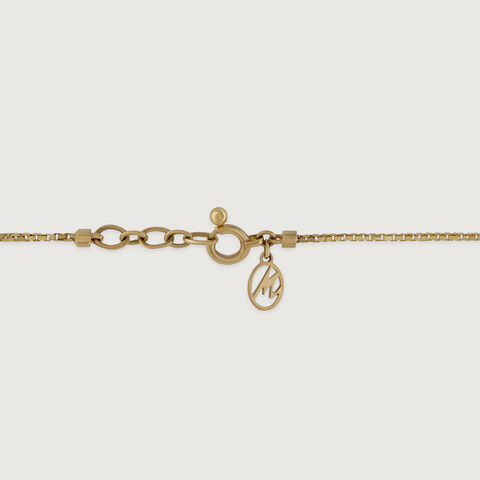 Orbital Aura Evil Eye Gold Pendant with Chain