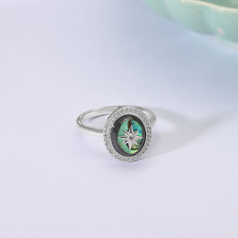 Starry Ocean Silver Ring