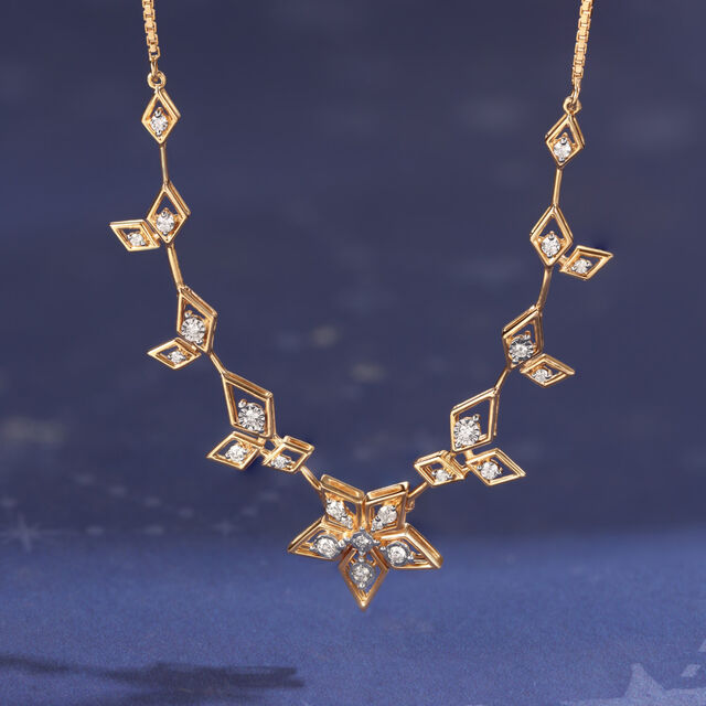 Optimistic Radiance 14KT Diamond Necklace,,hi-res image number null