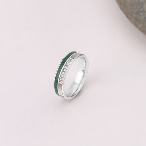 Mother of Pearl Luxe Silver Ring