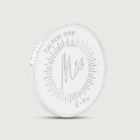5 GM 999 Lotus Silver Coin