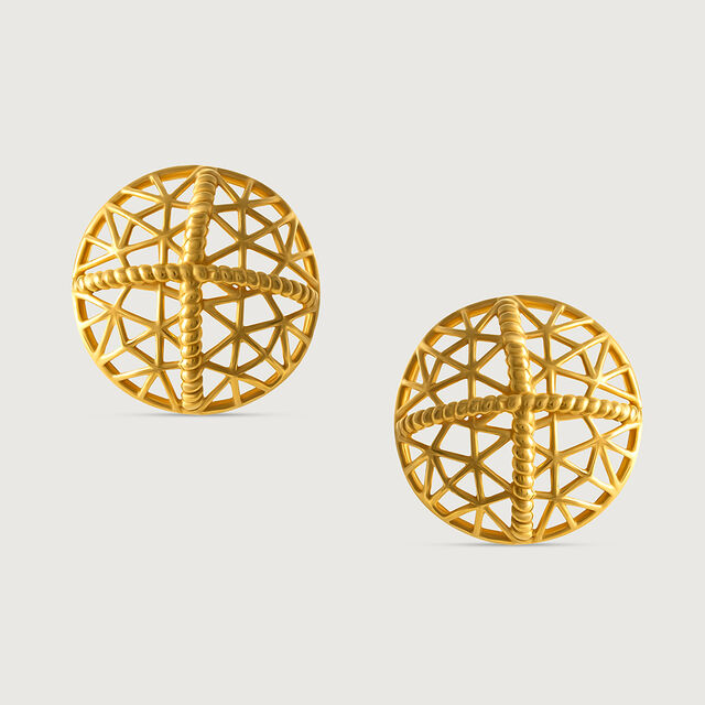 Perfectly Paired Gold & Diamond Stud Earrings,,hi-res image number null