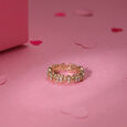 Love Luck Diamond & Gold Ring,,hi-res view 1