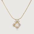 Lippan Shine Gold & Diamond Pendant,,hi-res view 2