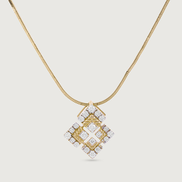 Lippan Shine Gold & Diamond Pendant,,hi-res image number null