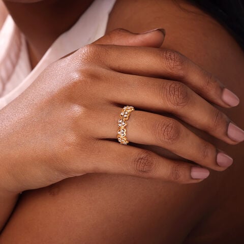 Love Luck Diamond & Gold Ring