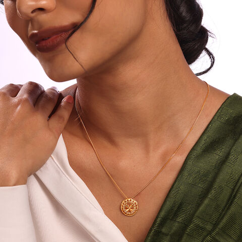 Saura Alchemy 22KT Gold Pendant
