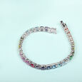 Dazzling Prism Silver Bracelet,,hi-res view 1