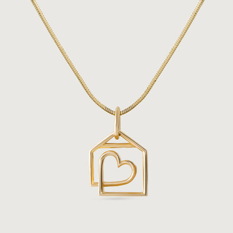 Heart of Home Gold Pendant