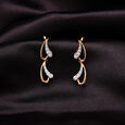 Glam Garden 14 Kt Gold and Diamond Drop Earrings,,hi-res view 1