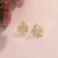 Butterfly Garden Diamond Stud Earrings,,hi-res view 1