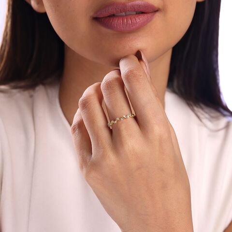 Whimsical Vine Gold & Diamond Ring