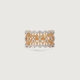 Opulent Mesh Gold & Diamond Finger Ring,,hi-res view 4