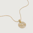 Disco Inferno Gold Pendant,,hi-res view 4
