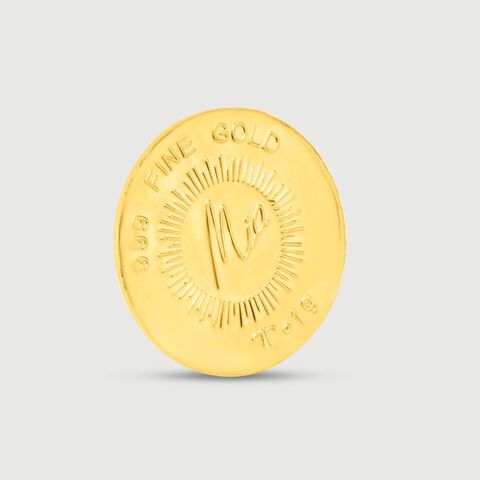 1 Gm 24 Karat Lotus Gold Coin