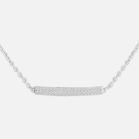 Shimmering Bar Silver Bracelet