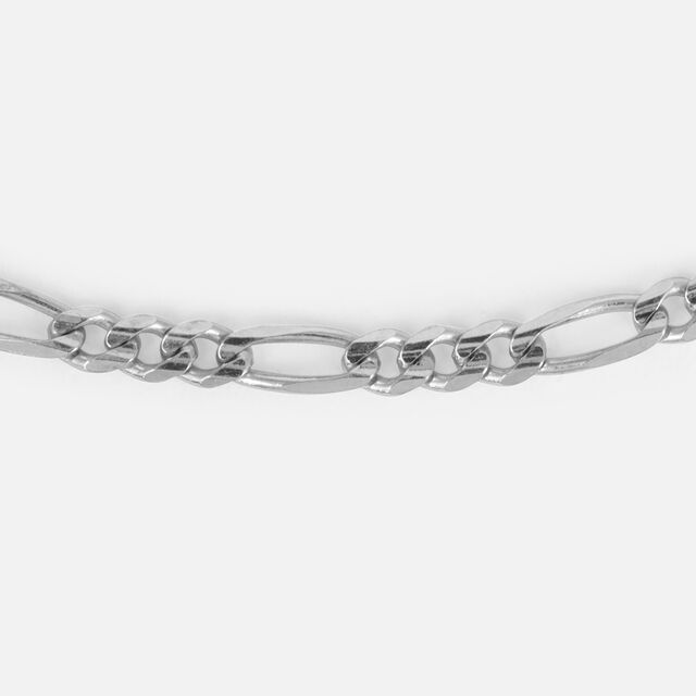 Classic Figaro Silver Bracelet,,hi-res image number null