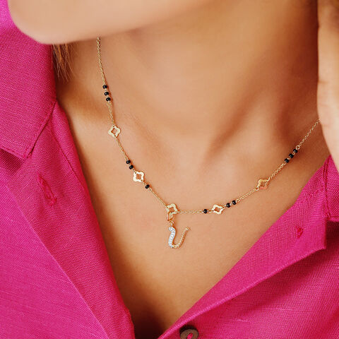 Mia Sutra DIY with Alphabet Charms- U