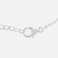 Serene Pearl Drop Silver Necklace,,hi-res view 5