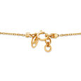 14KT Yellow Gold Floral Necklace,,hi-res view 4