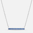 Blue Horizon Silver Necklace,,hi-res view 3
