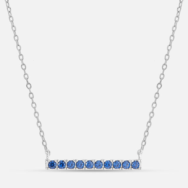 Blue Horizon Silver Necklace,,hi-res image number null