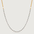 Radiant Ivy 14 Kt Gold and Diamond Necklace,,hi-res view 3