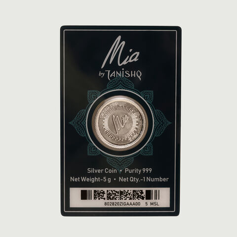 5 GM 999 Lotus Silver Coin