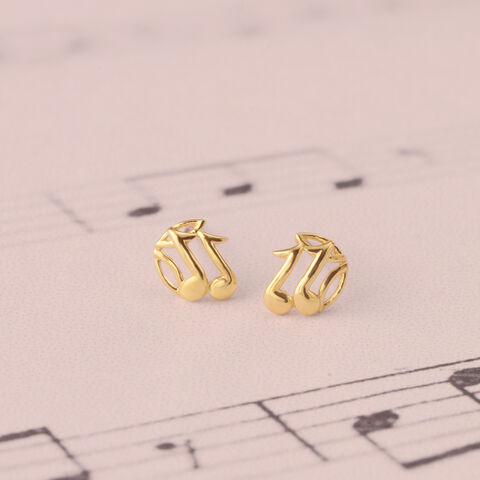 Melody Magic 14KT Gold Stud Earring