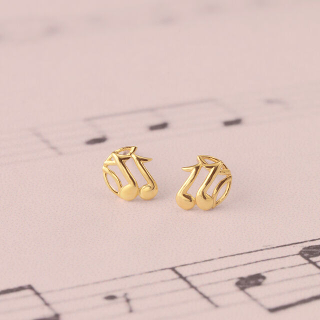 Melody Magic 14KT Gold Stud Earring,,hi-res image number null