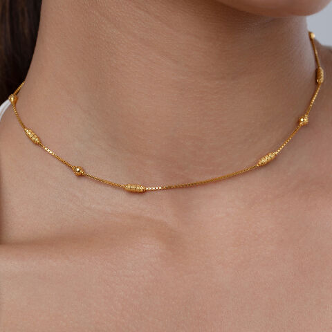 Radiant Twist Gold Chain