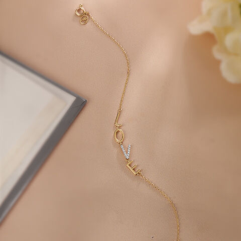 Cupid Charm 14KT Gold & Diamond Bracelet