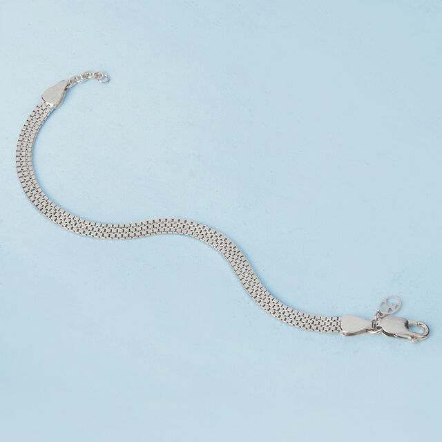 Polished Perfection Silver Bracelet,,hi-res image number null