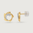 Luminous Flare 14KT Diamond Stud Earrings,,hi-res view 5