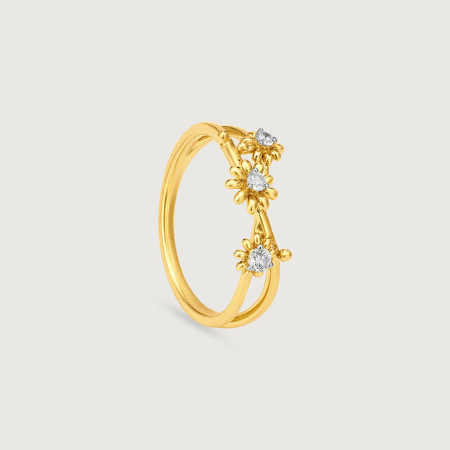 Dewdrop Daisy Diamond Ring,,hi-res image number null