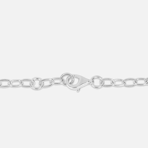 Heartbeats Silver Anklet