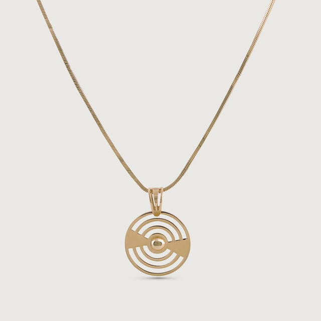 Disco Inferno Gold Pendant,,hi-res image number null