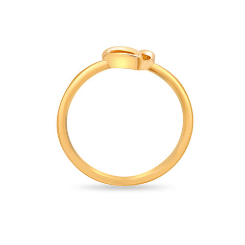 14KT Yellow Gold Rare Love Finger Ring