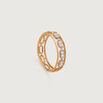 Linked Brilliance Gold & Diamond Ring,,hi-res view 3