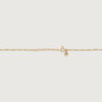 Aqua Twinkle Pearl & Gold Necklace,,hi-res view 4