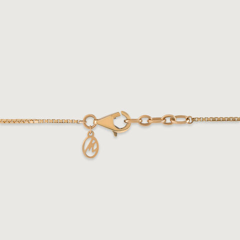 Crochet Wander Gold and Diamond Necklace