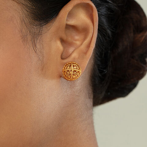Perfectly Paired Gold & Diamond Stud Earrings